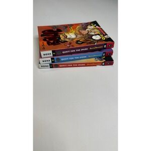 Bone Quest for the Spark Book 1-3 Sniegoski/Smith Scholastic Graphic Novel Set
